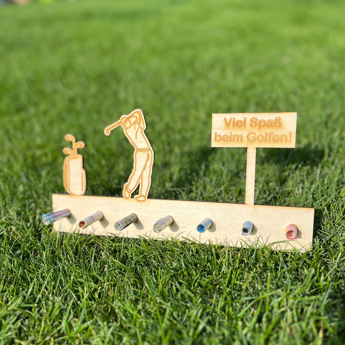 Golf Geldgeschenk-Aufsteller