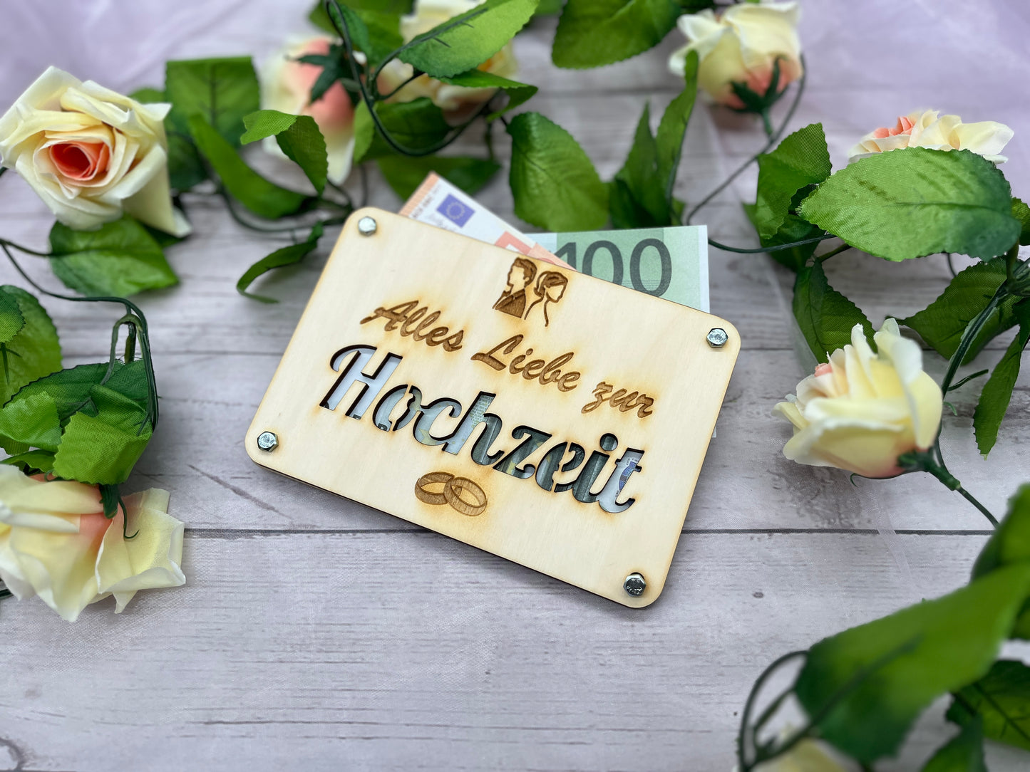 Geldgeschenkkarte "Alles Liebe zur Hochzeit"