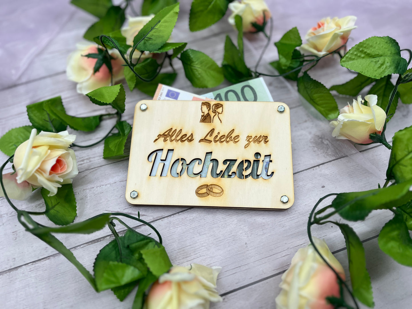 Geldgeschenkkarte "Alles Liebe zur Hochzeit"