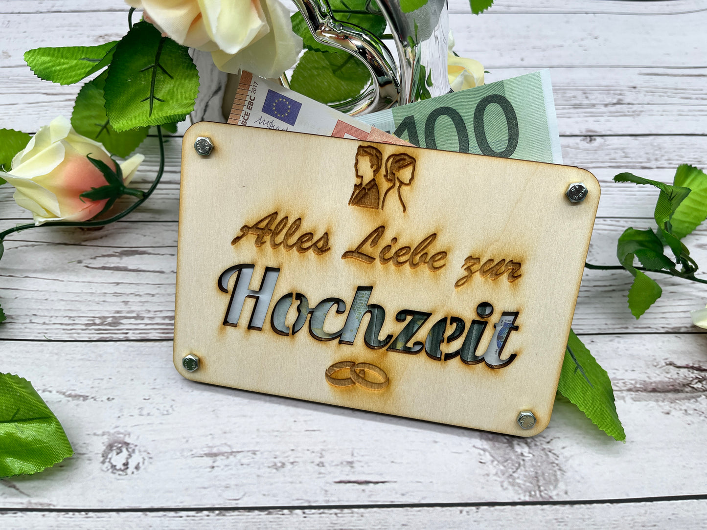 Geldgeschenkkarte "Alles Liebe zur Hochzeit"