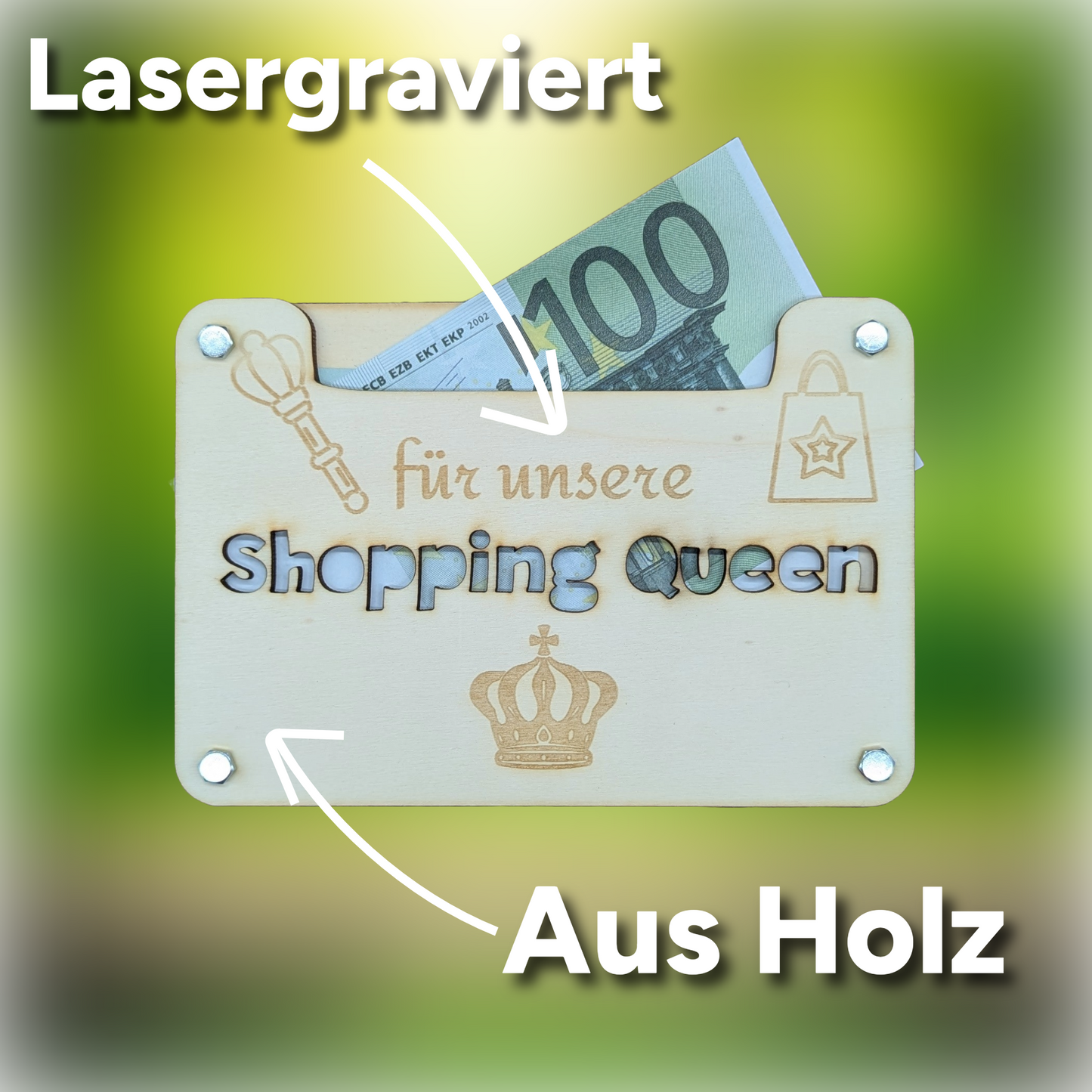 Geldgeschenk Shopping Queen