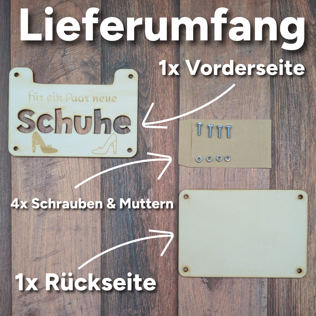 Geldgeschenk für Schuh-Liebhaber