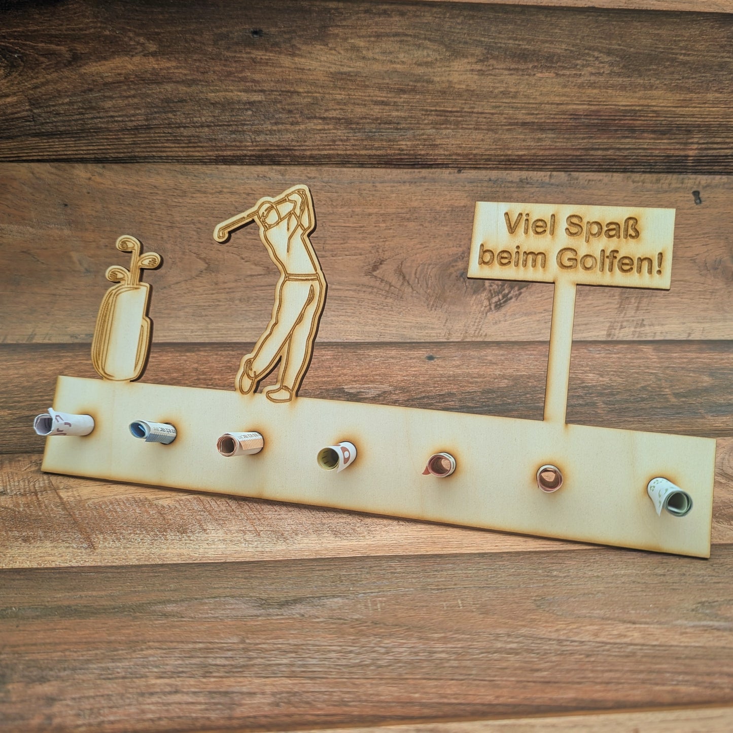 Golf Geldgeschenk-Aufsteller