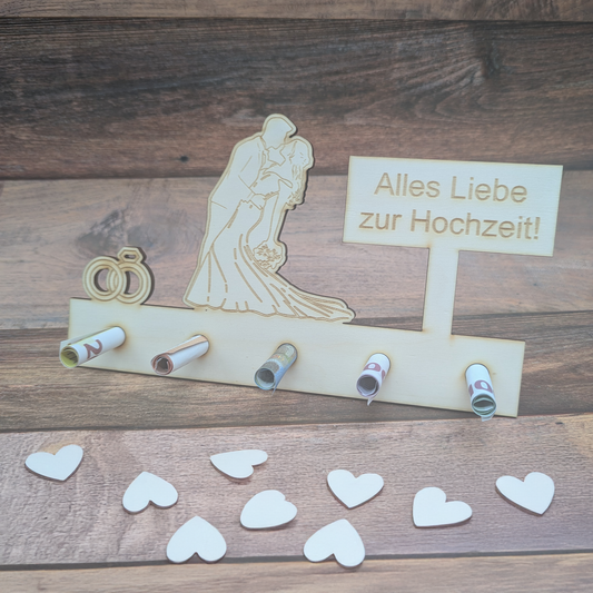 Hochzeit-Geldgeschenk Aufsteller