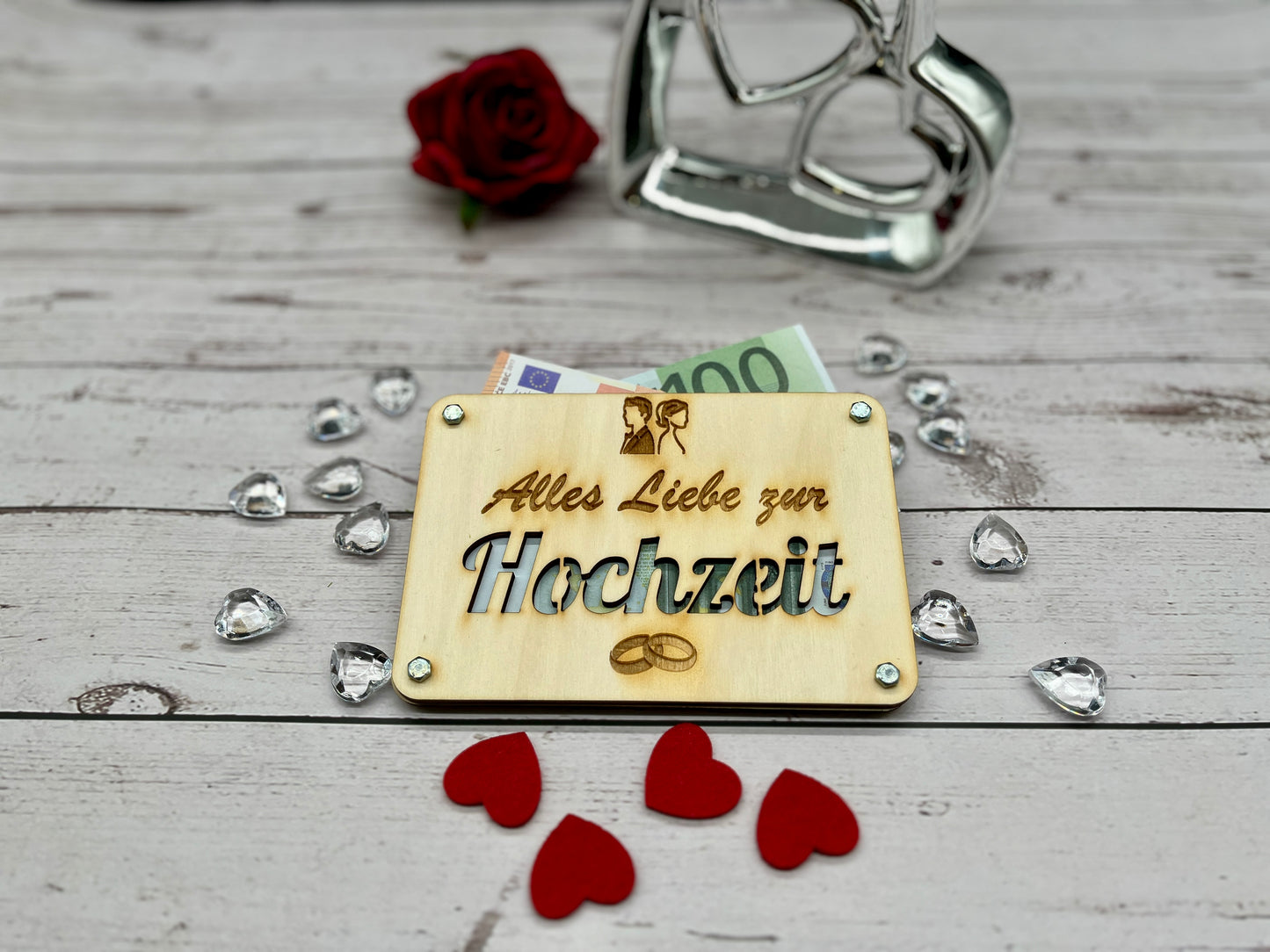 Geldgeschenkkarte "Alles Liebe zur Hochzeit"