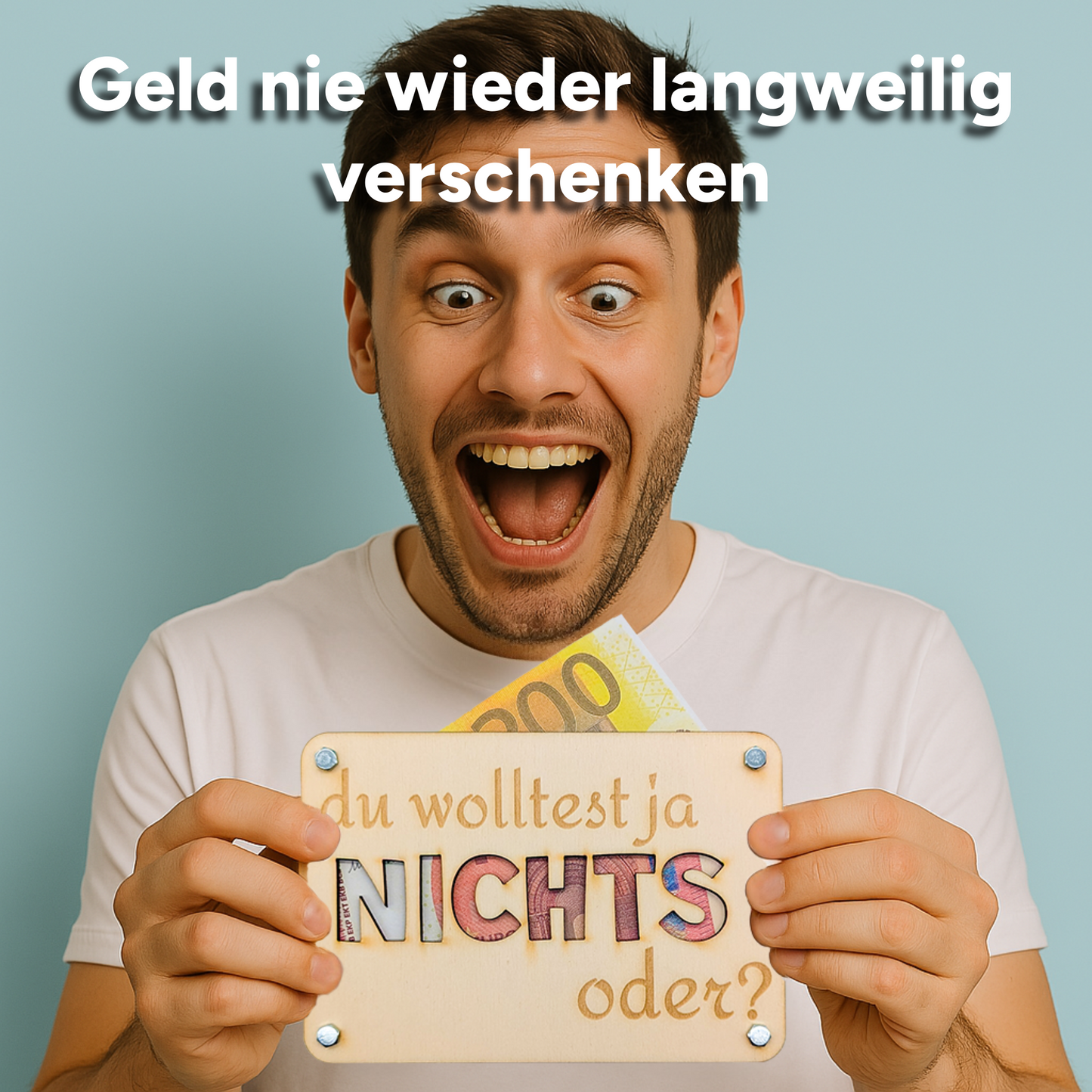 Geldgeschenk Super-Set: 3 Designs + 2 Gratis‑Goodies (5‑teilig)