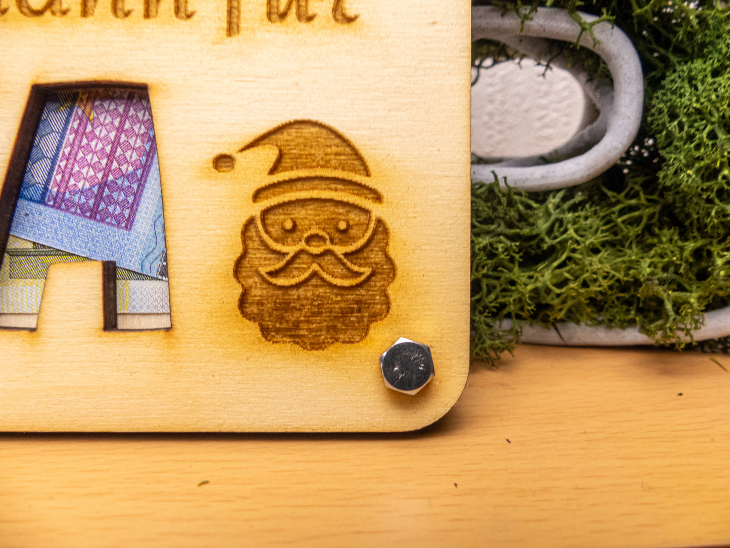 Personalisierte Geldkarte "vom Weihnachtsmann"