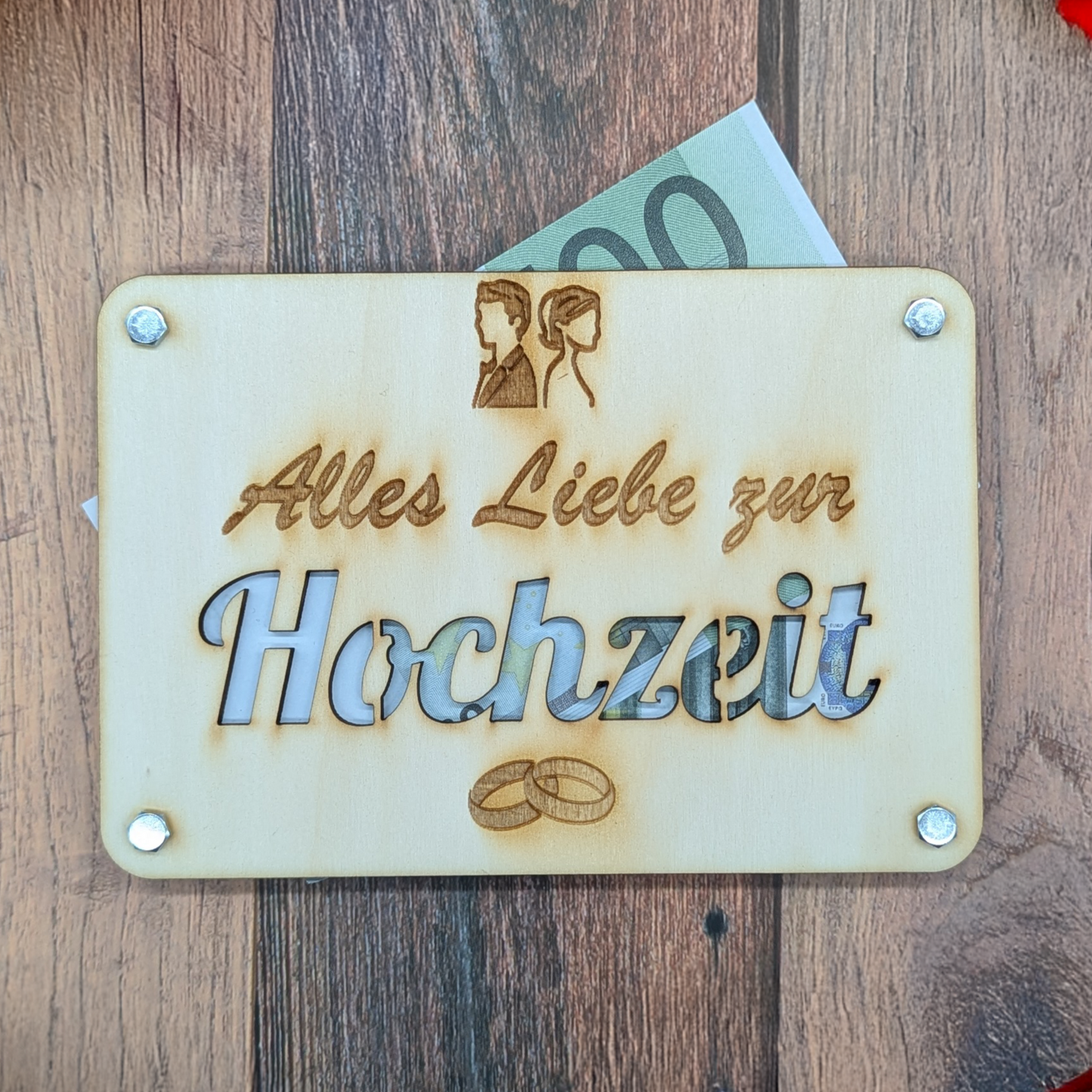 Geldgeschenkkarte "Alles Liebe zur Hochzeit"